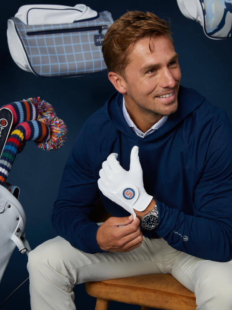 Classic White Golf Glove Stitch Golf