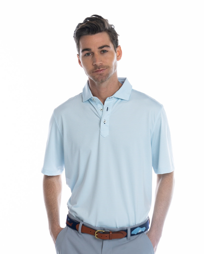 Barton Striped Golf Polo – Stitch Golf