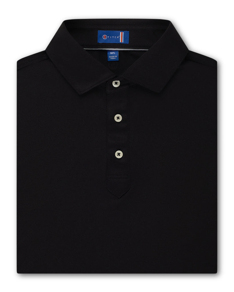 Solid Pique Men's Golf Polo Shirt – Stitch Golf