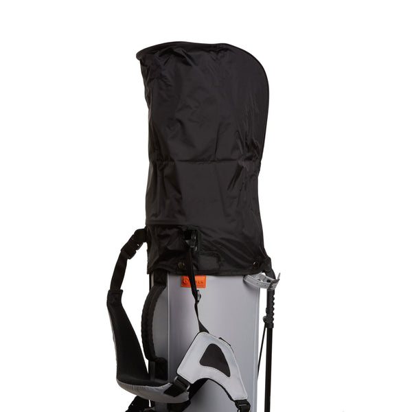 golf bag with integrated rain cover Black / O