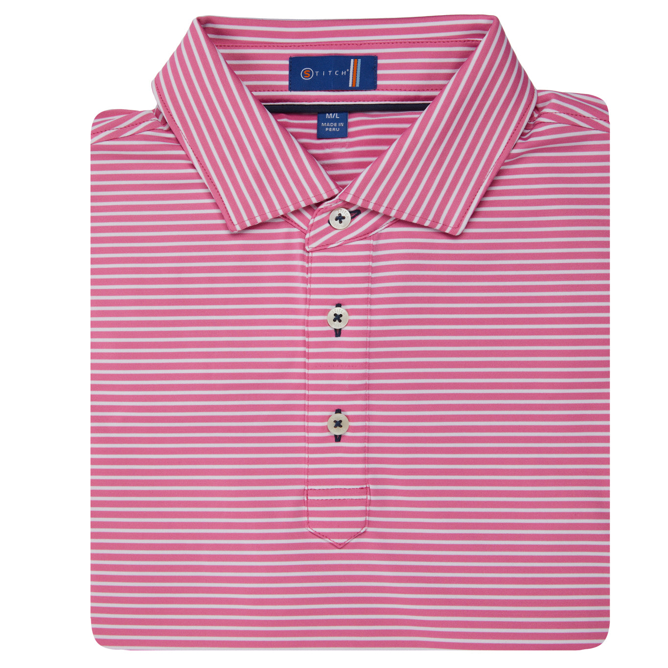 Victory White Striped Golf Polo – Stitch Golf Victory White Striped Golf Polo – Stitch Golf