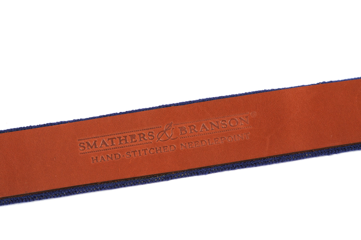 STITCH X Smathers and Branson Needlepoint Belt
