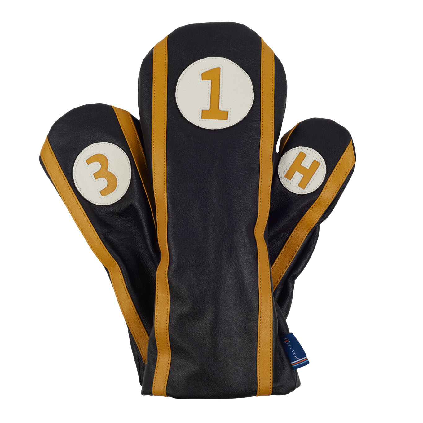 TBT Double Racer Leather Headcover Set – Stitch Golf