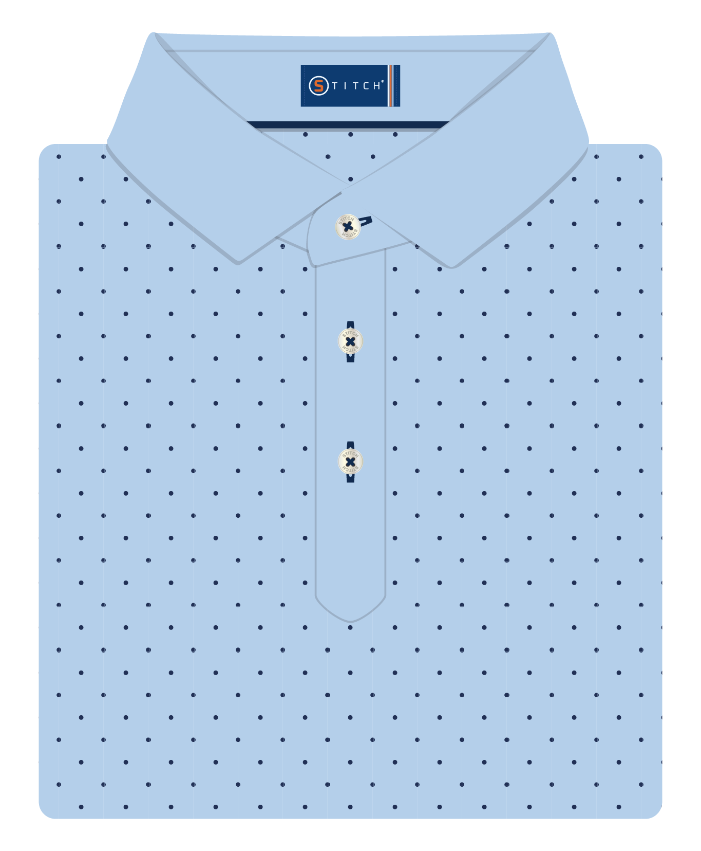 Solid Dot Moisture Wicking Golf Polo Shirt – Stitch Golf