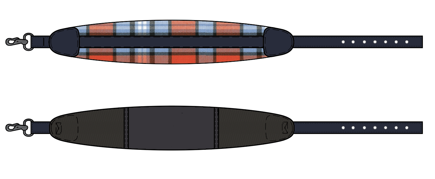 MIY SL1 Gulf Plaid Print Strap