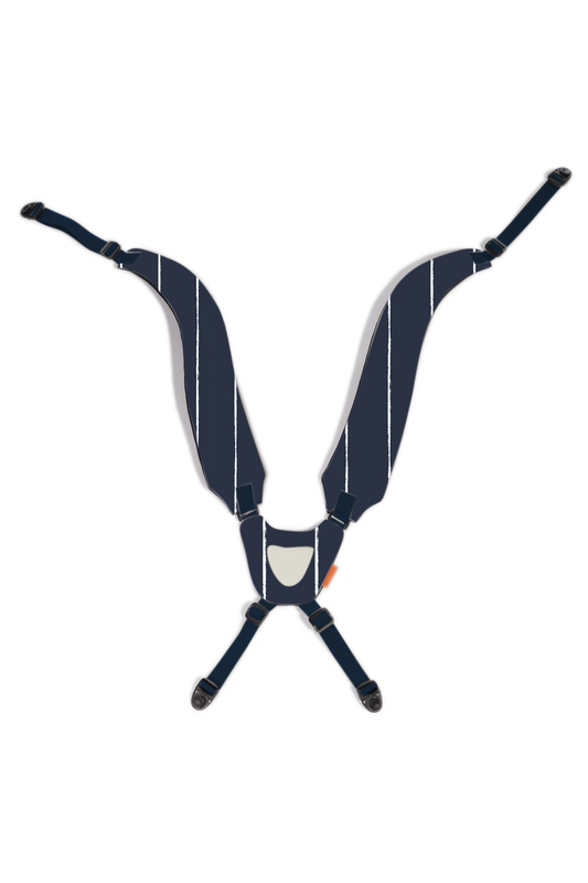 Chalk Stripe Double Strap