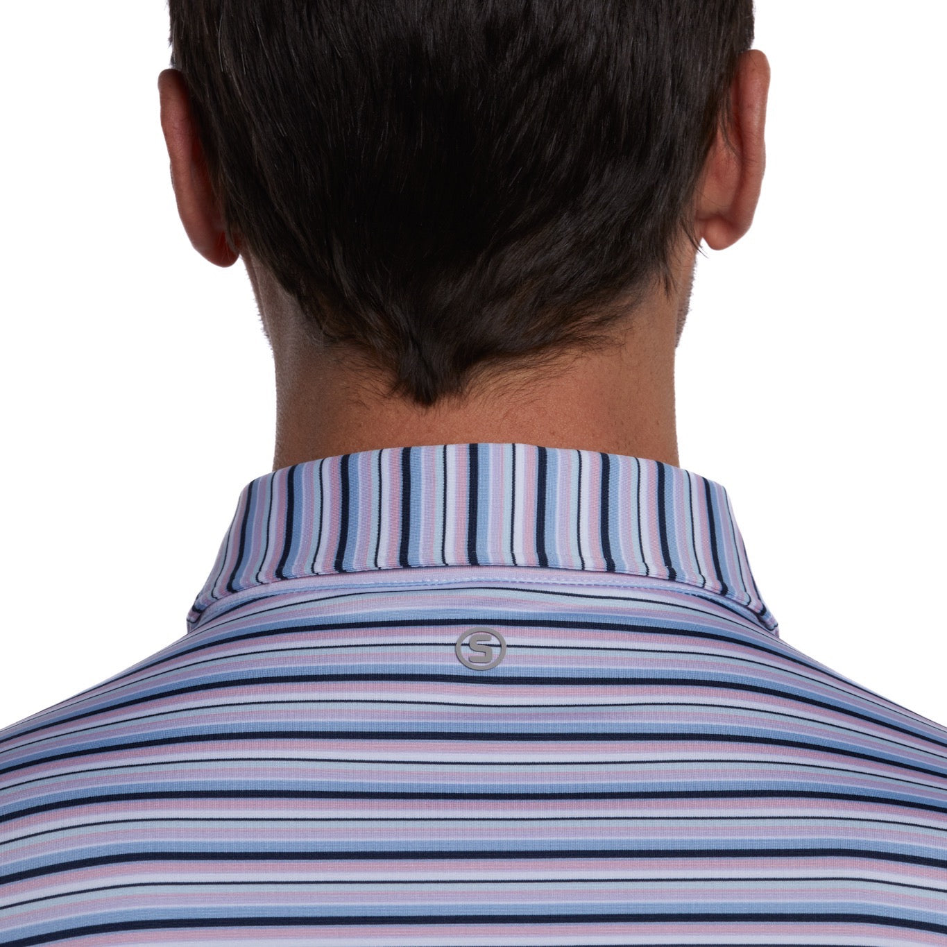 Speedway Stripe Men's Striped Golf Polo – Stitch Golf