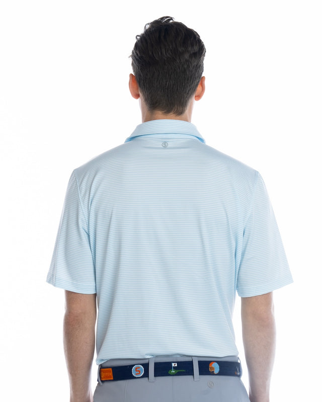Barton Striped Golf Polo – Stitch Golf