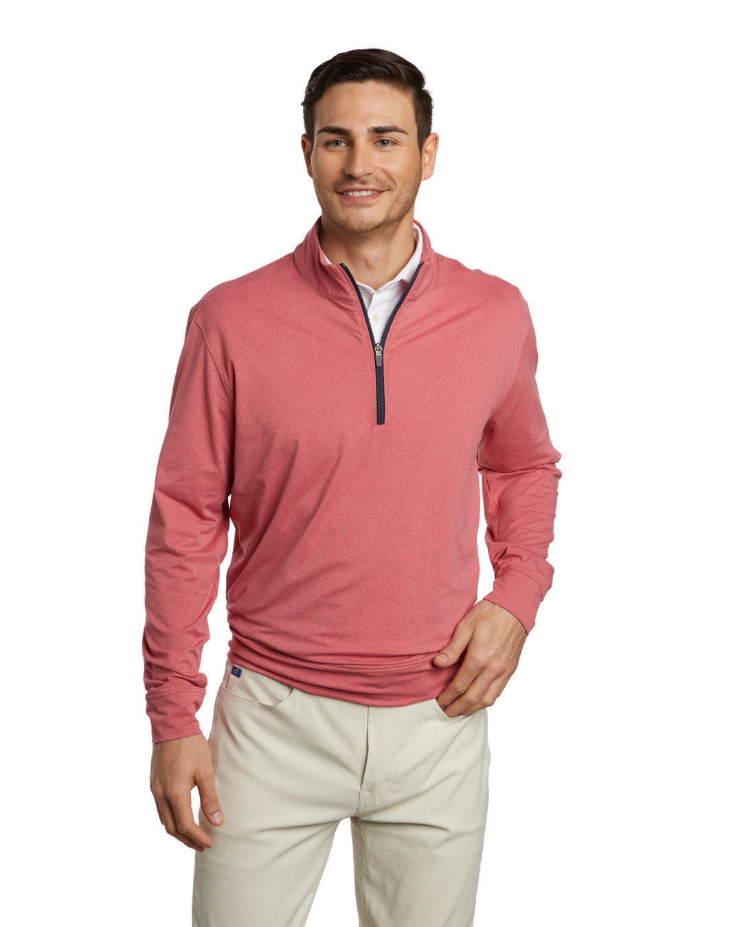 Scout Heathered Golf Quarter Zip – Stitch Golf