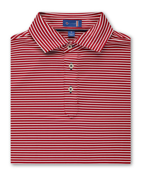 トップス the virgins stripe polo Gondola Knit Striped Polo - Pink – Eight-X