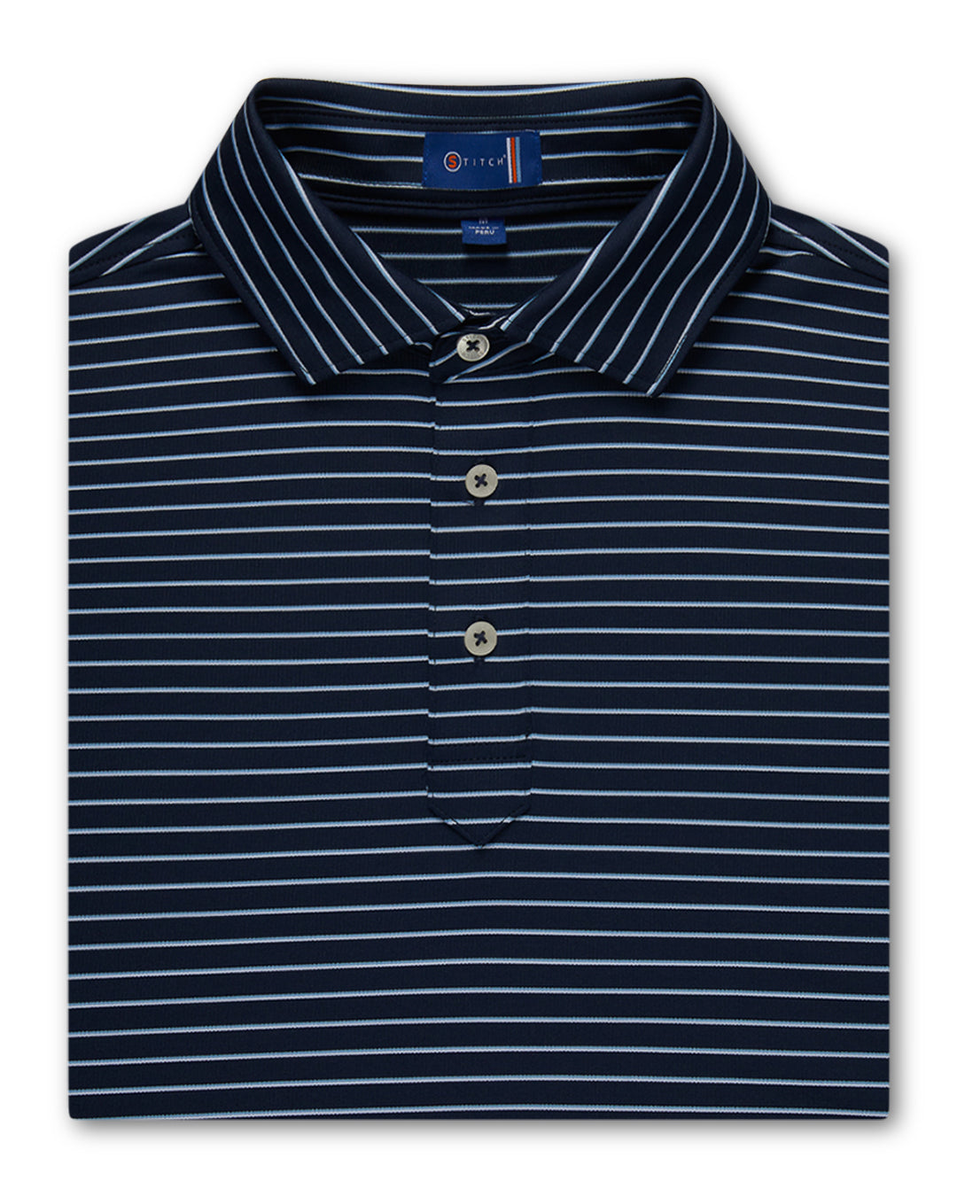 Bleecker Men's Striped Golf Polo – Stitch Golf