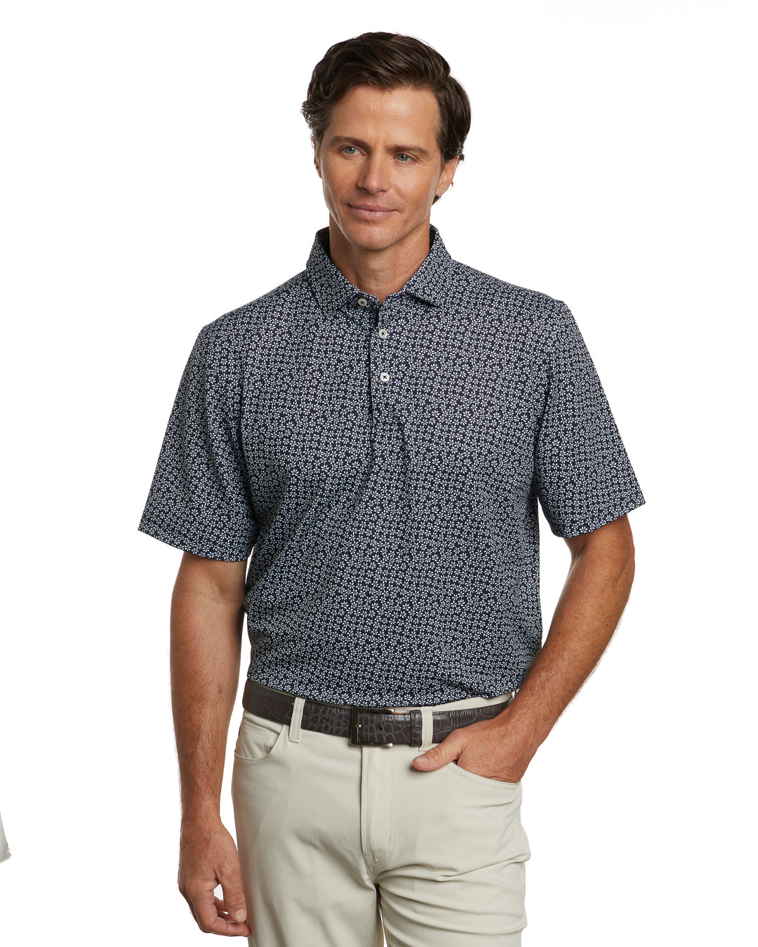 17 Mile Blossom Floral Golf Polo – Stitch Golf