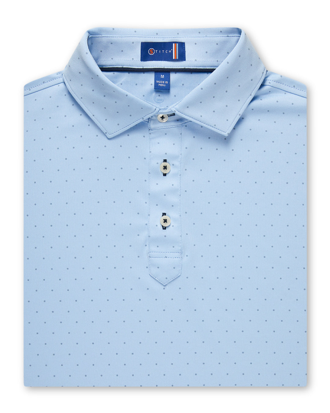 ★★ ★★ Here Light Blue Logo Cutout Crop Polo T Sport-Tek Women's PosiCharge RacerMesh Polo | Product