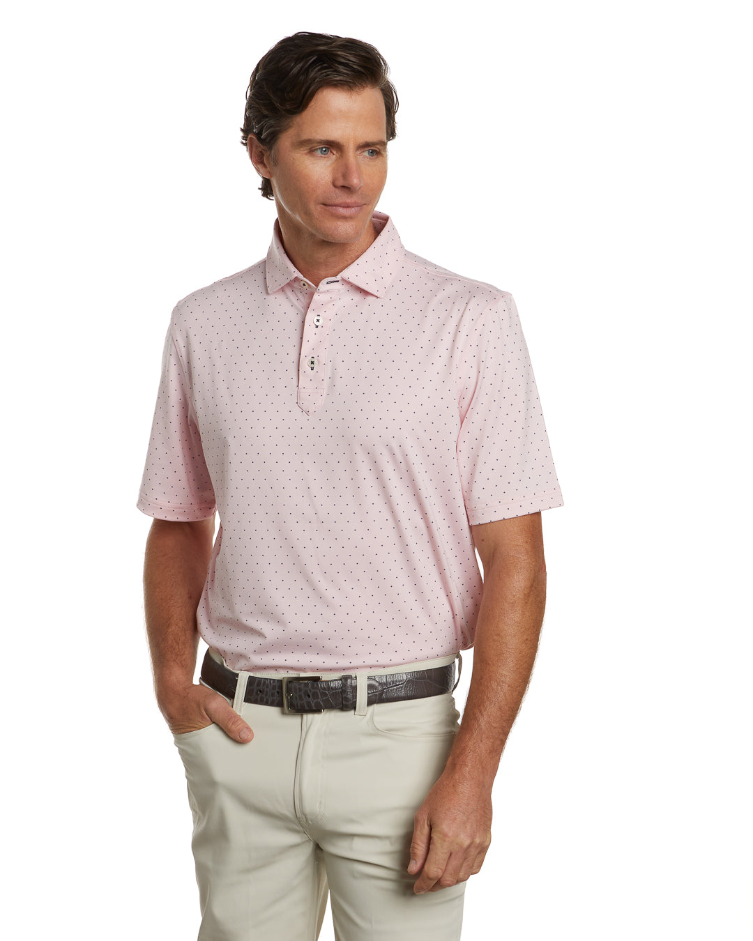 Lenoir Polka Dot Golf Polo – Stitch Golf