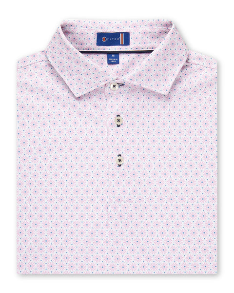 Mid Ocean Tiles Golf Polo – Stitch Golf