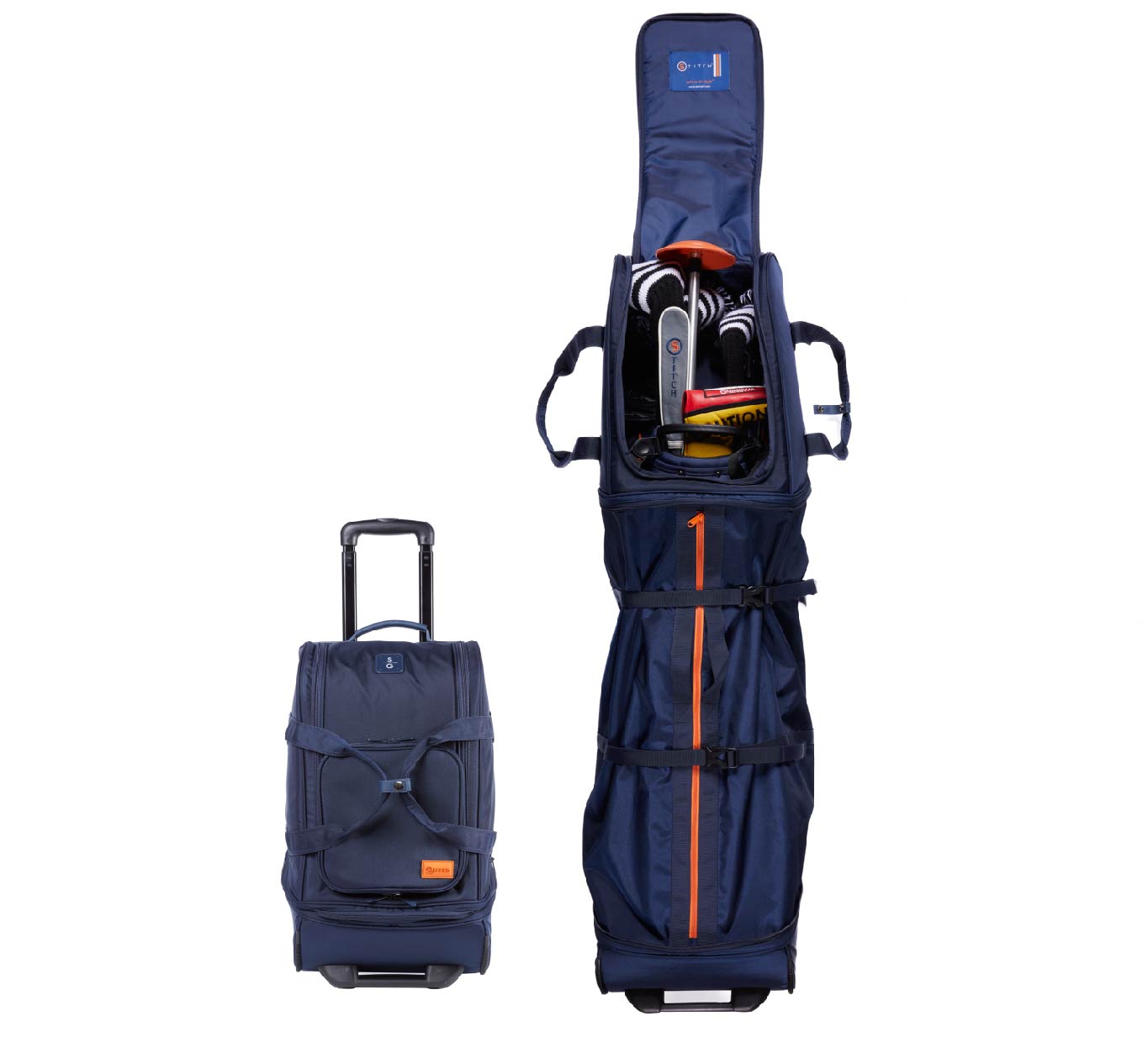 Multi Use Traveler - Midnight - Stitch Golf Travel Bag in Midnight - Arrive in Style with Our Collection of Innovative Travel Bags.