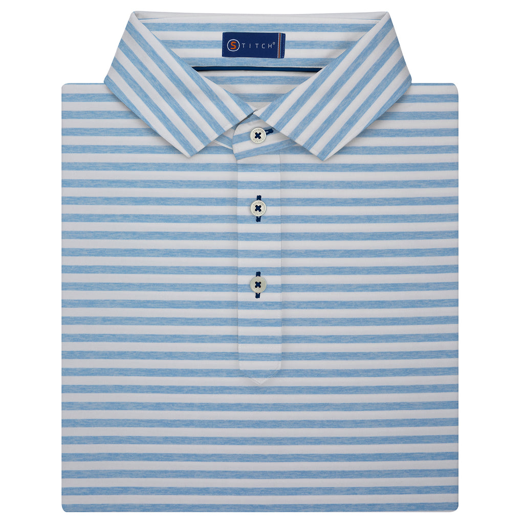 Buy Moisture-Wicking, Striped Damon Polo – Stitch Golf