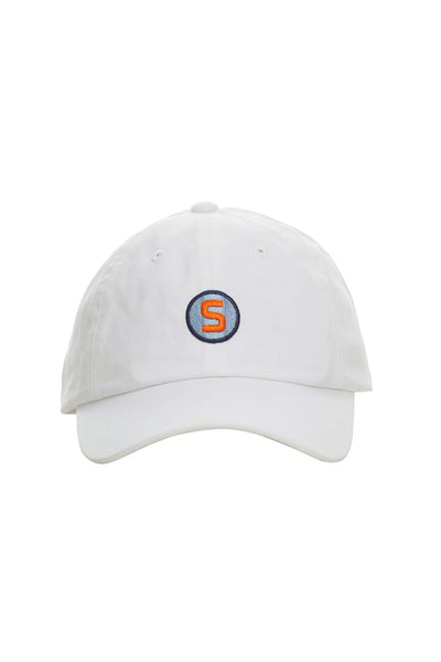 Circle S Logo White Golf Hat – Stitch Golf